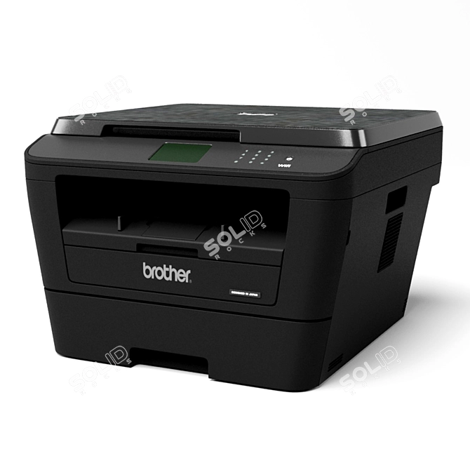 Brother DCP-L2560DWR: Powerful Laser Multifunction Printer 3D model image 1