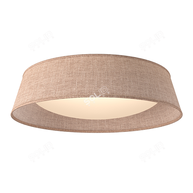 Mantra SABINA Ceiling Light: 9-Light Beige Metal/T fabric/Acrylic 20W IP20 3D model image 1