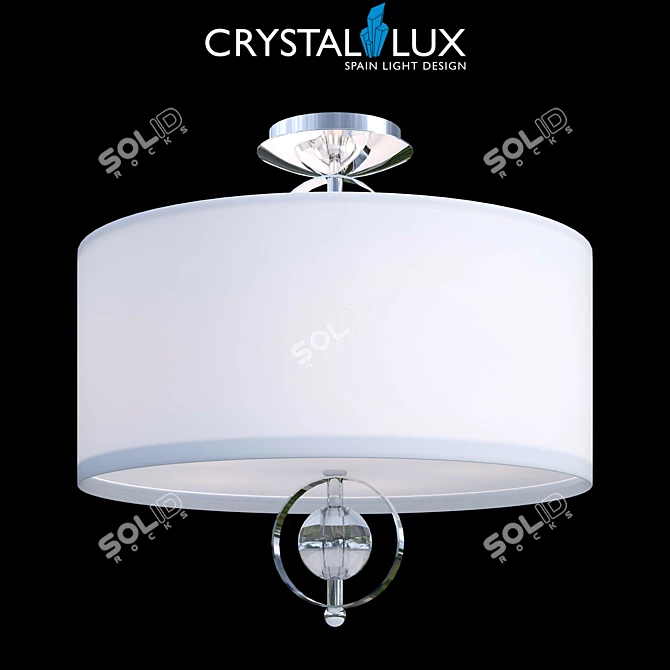 Elegant Paola PL5 Pendant Light 3D model image 1