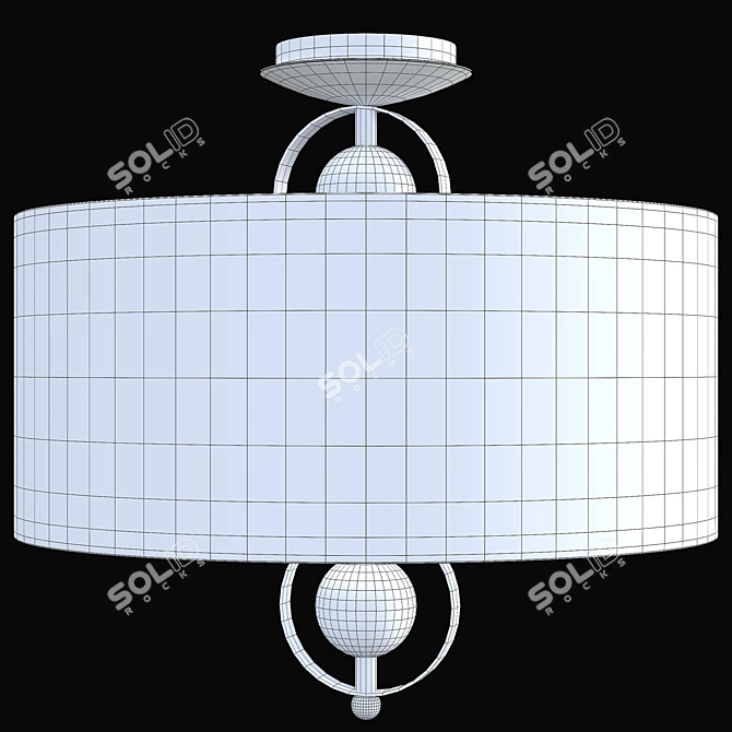 Elegant Paola PL5 Pendant Light 3D model image 3