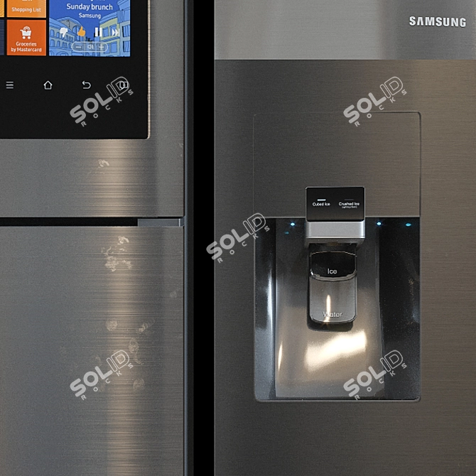 Samsung Family Hub Flex Fridge 3D model image 3