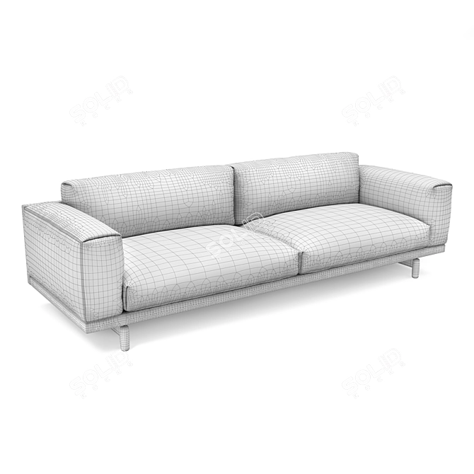 Muuto Rest Sofa: Modern and Comfortable 3D model image 3