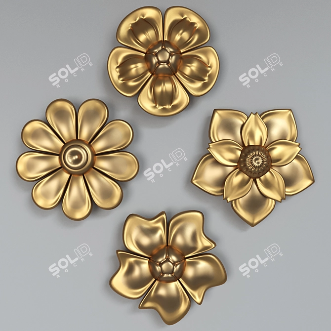 3D Flower Model | FBX Format 3D model image 1