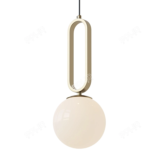 Vital Glass Pendant Lamp 3D model image 2