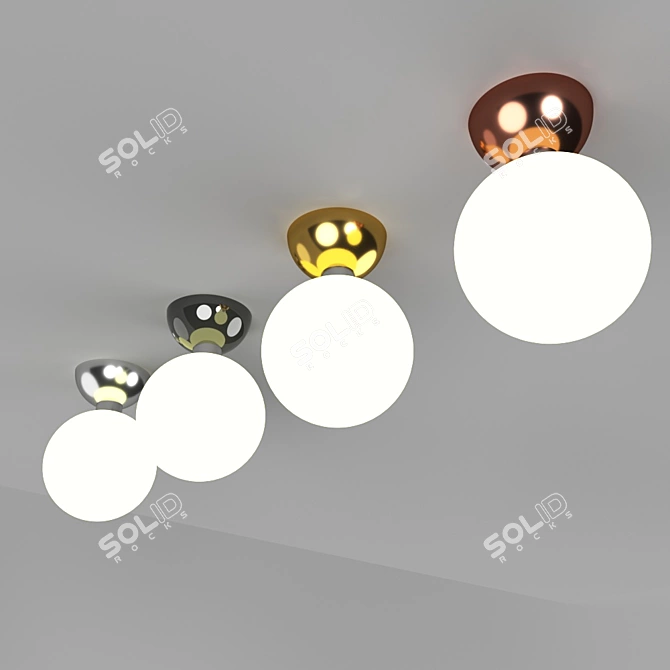 InoDesign aBalls All PE 23.4183 Ceiling Light 3D model image 2