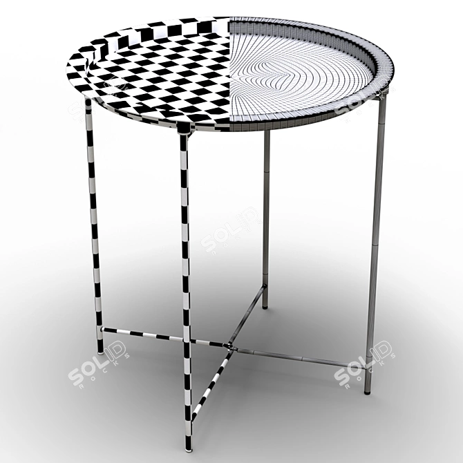 Randerup Round Table - 47cm Diameter 3D model image 3