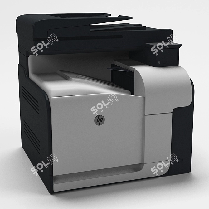 HP M570dw Laser MFP 3D model image 1