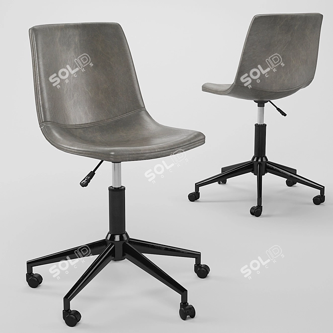 Industrial Task Chair: Office_Chair_25 3D model image 1