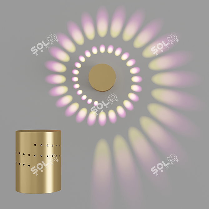 Deckey 3W LED - Illuminate with Elegance! 3D model image 1