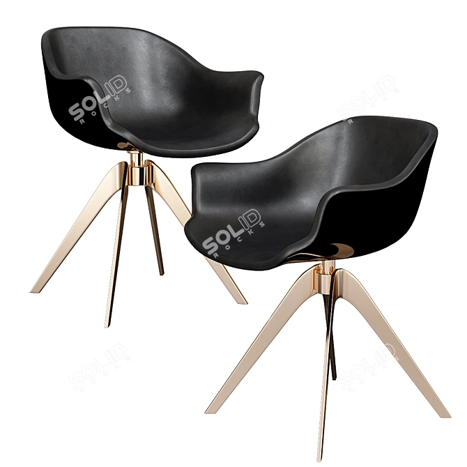 Sleek and Chic Indy Table 3D model image 1