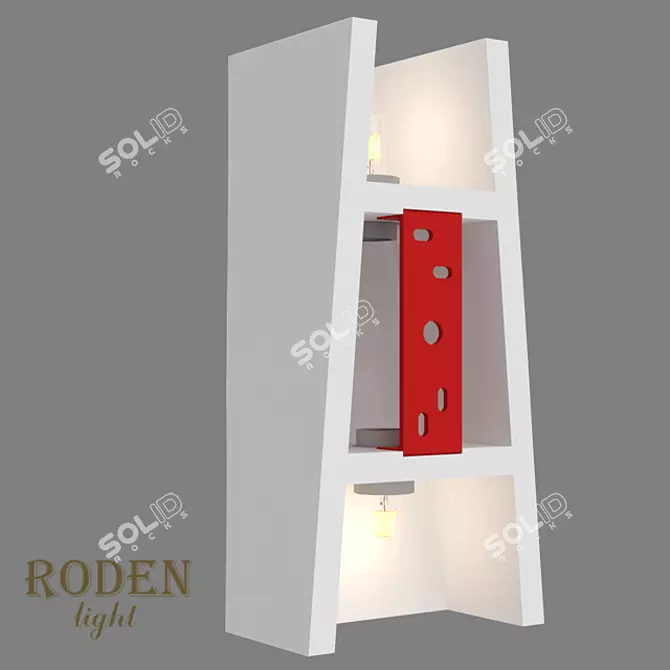 Modern OM Gypsum Wall Lamp | RD-305 3D model image 3