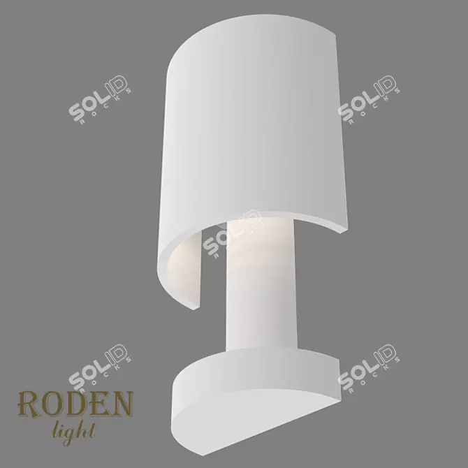OM Wall Lamp - Modern Design & Customizable 3D model image 2