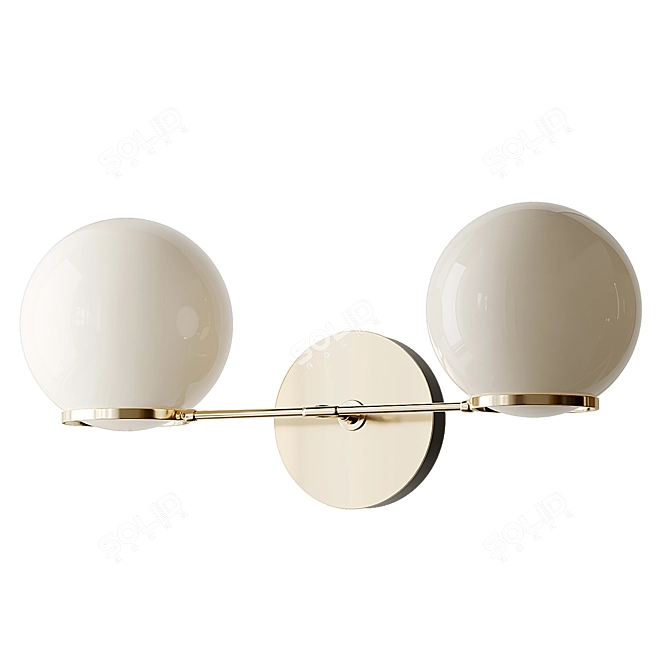 Oil-rubbed Bronze LED Wall Sconce 3D model image 4