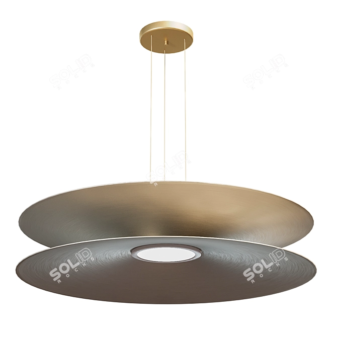 Modern Suspension Light - Roche Bobois 3D model image 2