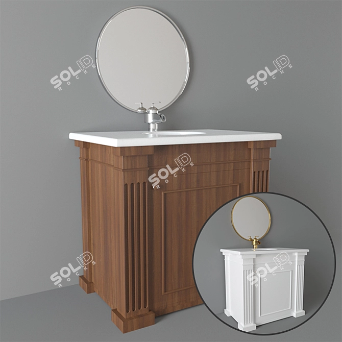 Modern Bathroom Set - 2011 MAX (Corona + VRay) 3D model image 3