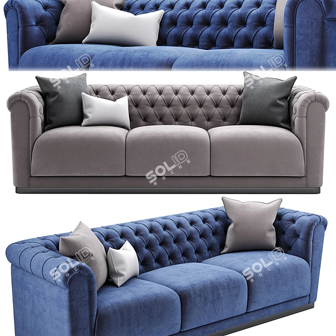 Figaro Classic Sofa 3D model image 1