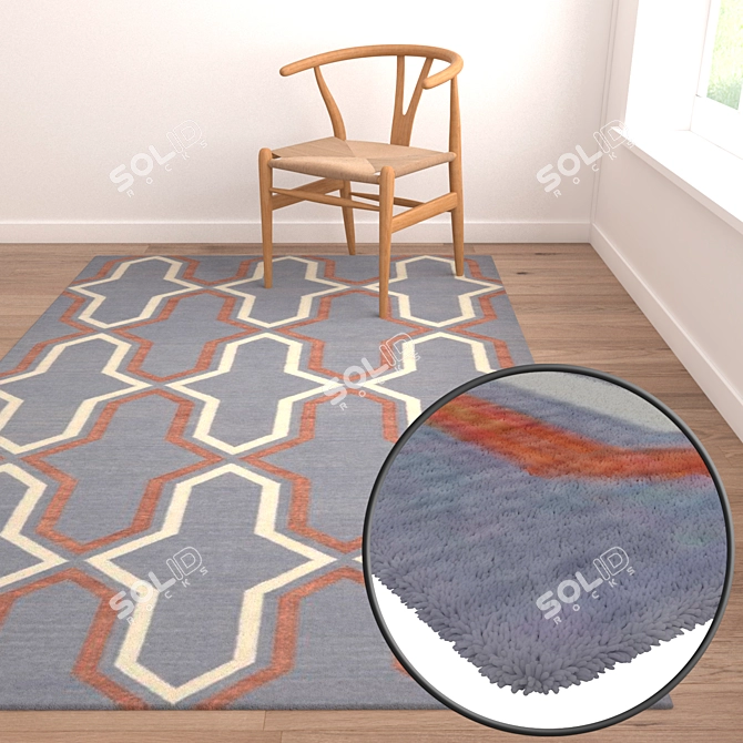 Versatile Carpets Set 3D model image 2