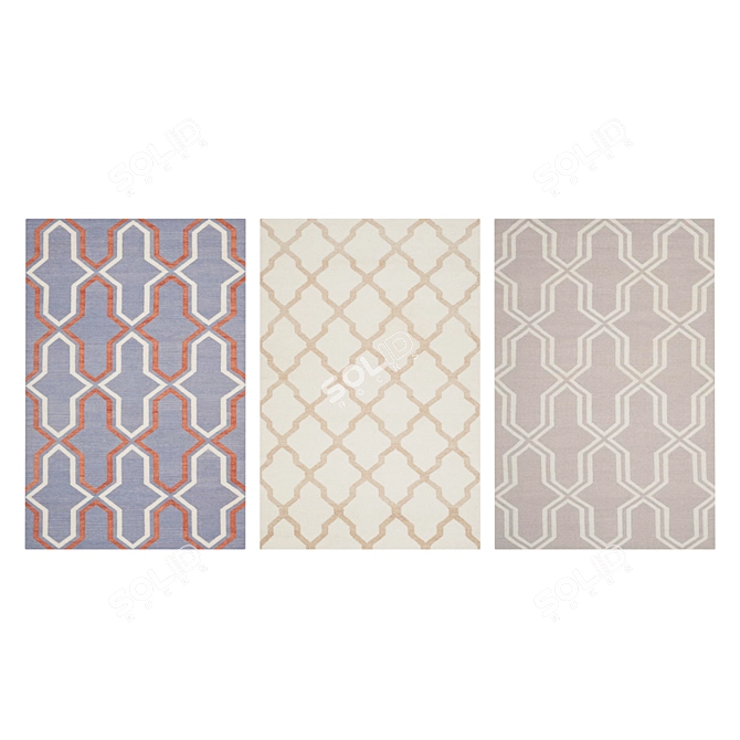 Versatile Carpets Set 3D model image 3