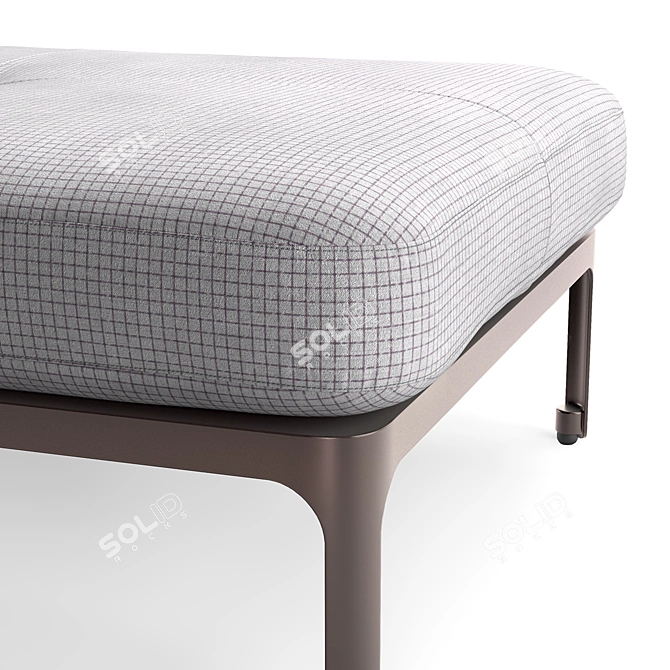 Modernista Bench: Sleek and Stylish 240 3D model image 2