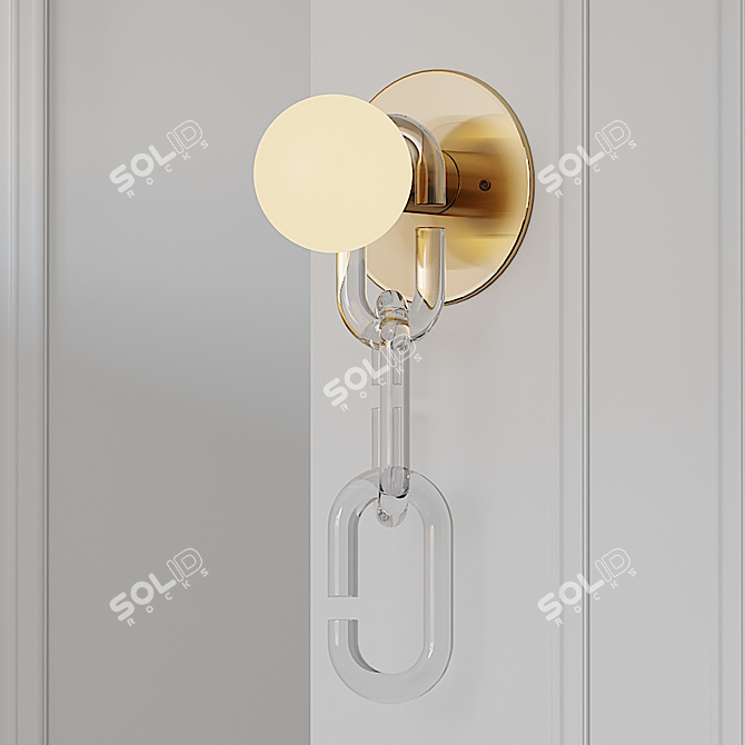 Elegant Cerine Sconce - Choose Your Color 3D model image 2