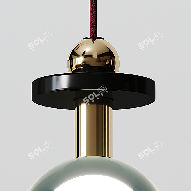 Scandinavia SHAPE UP Pendant: Modern Elegance 3D model image 3