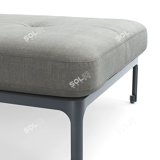 Title: Modernista Bench 160: A Stylish Seating Solution

Title (Russian translation): Bench 160 Модерни 3D model image 2