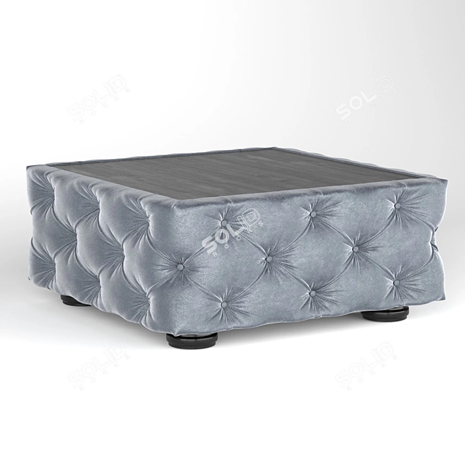 Modern Square Coffee Table 3D model image 1