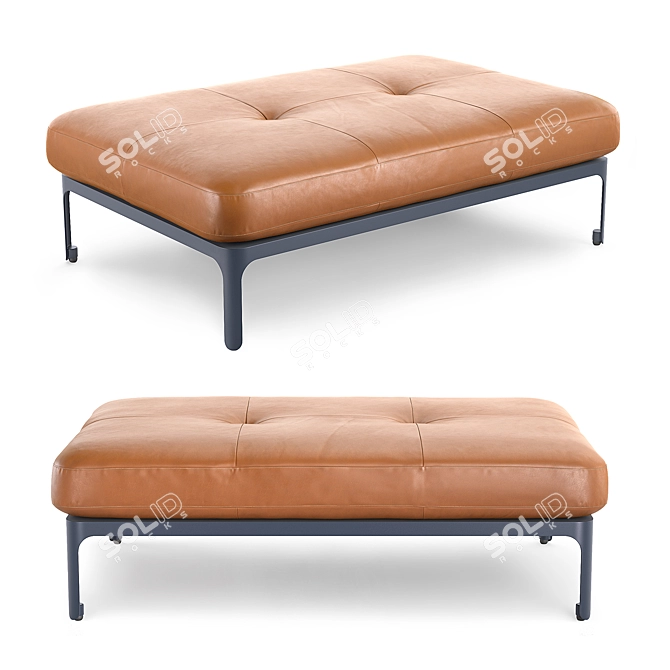 Moroso Modernista 130: Stylish Corona Render Bench 3D model image 1