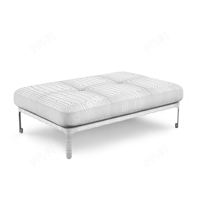 Moroso Modernista 130: Stylish Corona Render Bench 3D model image 3