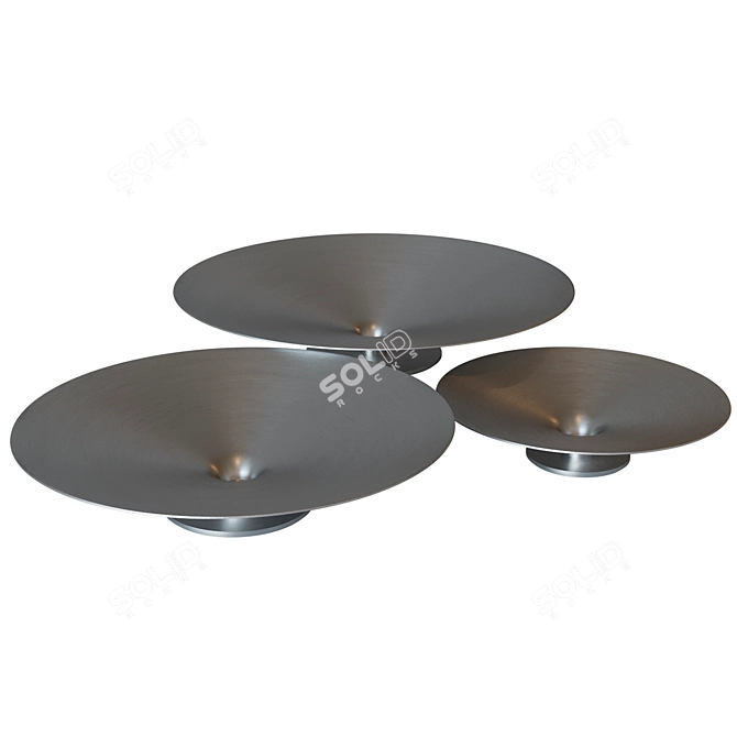 Sleek Ovni Cocktail Table: Futuristic Design 3D model image 2