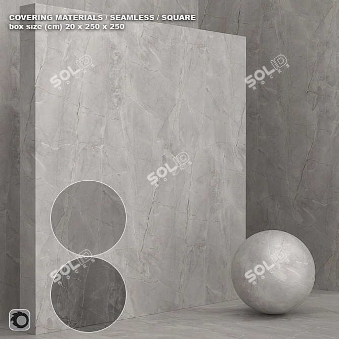 Seamless Stone Material Set 113 3D model image 1