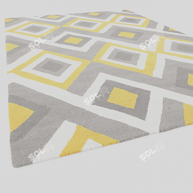 NuLoom Barcelona Marisol Rug 3D model image 2