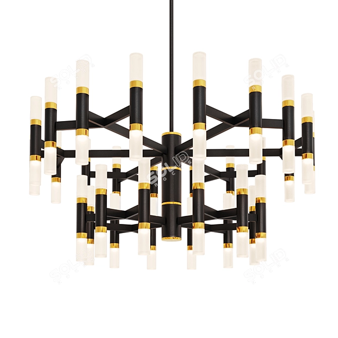 Elegant Draven Chandelier 32.5 3D model image 1