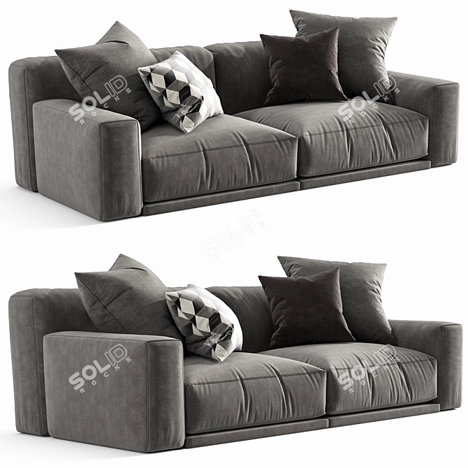 Poliform Seoul Paris 2 - Modern Furniture in Stunning Dimensions 3D model image 2