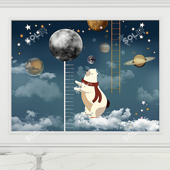 Funny Tour 20729 Wall Art 3D model image 1