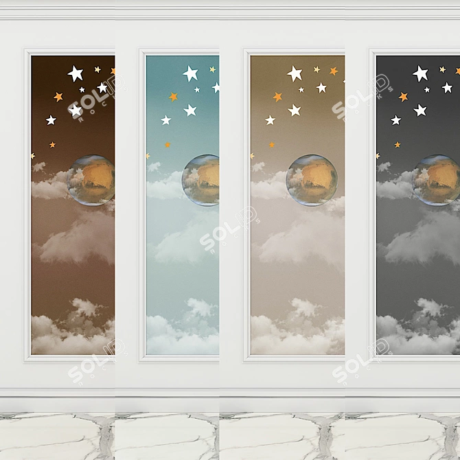 Funny Tour 20729 Wall Art 3D model image 2