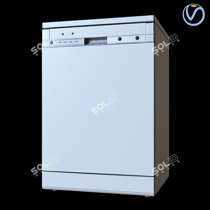 Efficient Dishwasher for Modern Homes 3D model image 3