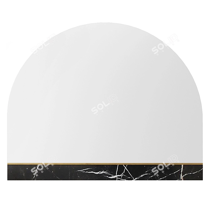 Luxury Marble Mirror 3D model image 1