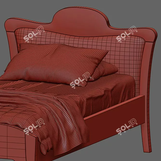 Dreamland Haven: Arcanda Children's Bed 3D model image 3