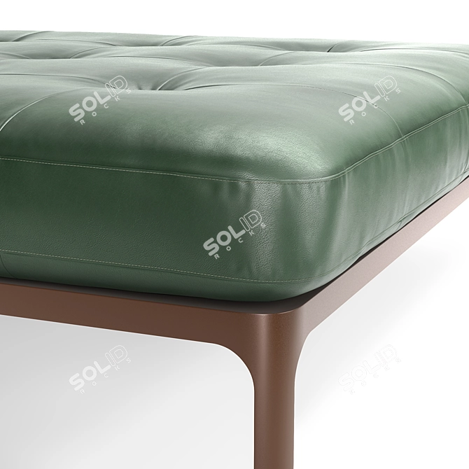 Moroso Modernista Square Bench: 130x130 3D model image 2