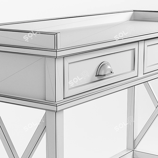 Sophisticated DANTONE HOME Cambridge Dressing Table 3D model image 3