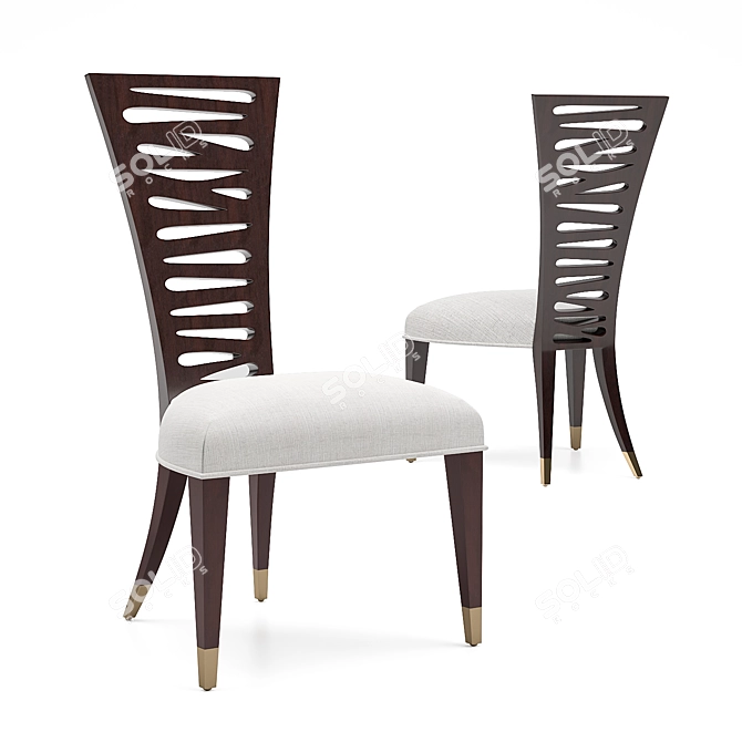 Luxurious Rimini Chair by Christopher Guy 3D model image 1