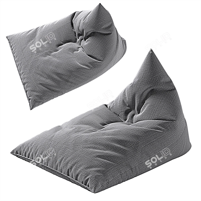 ErgoFlex Menfis Bean Bag 3D model image 1