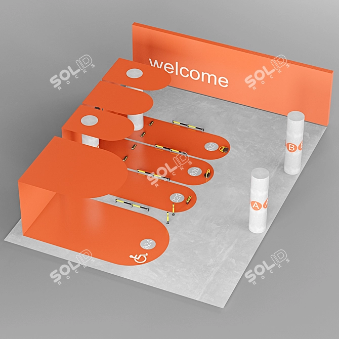 Ultimate Car Park Set 3D model image 1