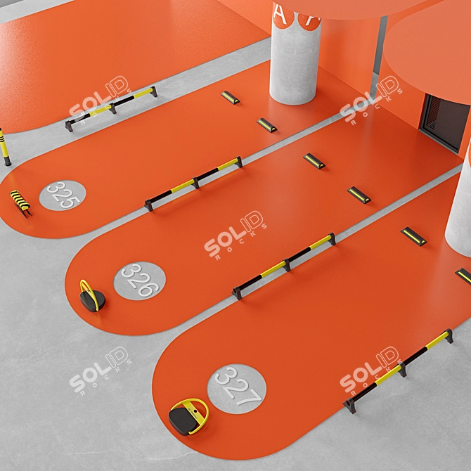 Ultimate Car Park Set 3D model image 3