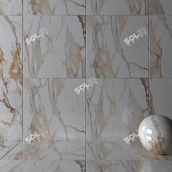 HD Multi-Texture Corona+Vray Wall Tiles 3D model image 2