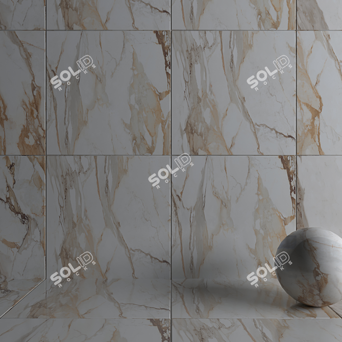 HD Multi-Texture Corona+Vray Wall Tiles 3D model image 3