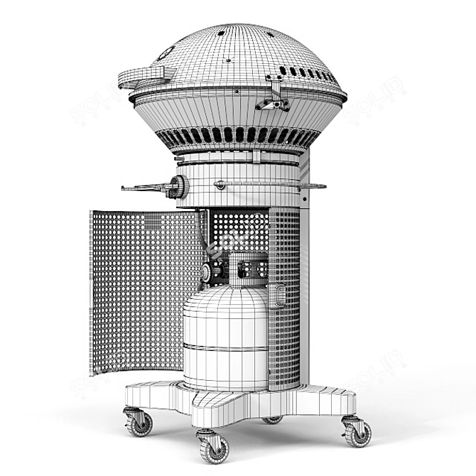 Fuego Professional F24C Gas Grill 3D model image 3