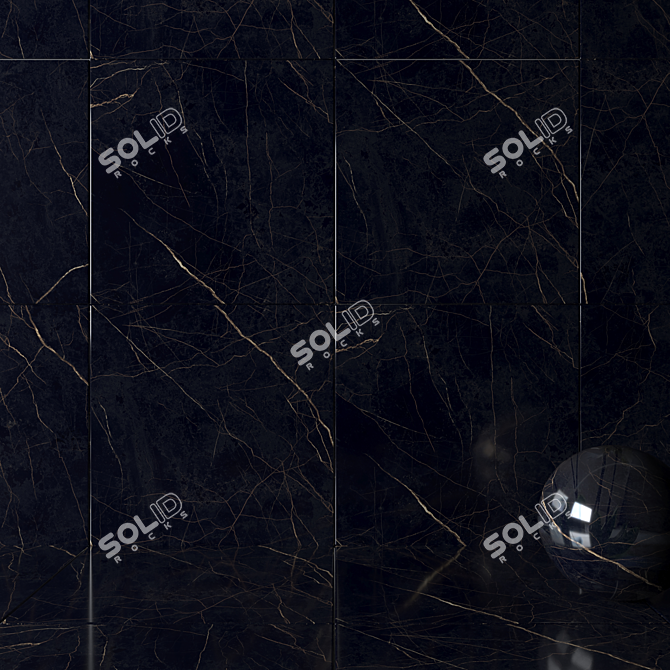 HD Multi-Texture Wall Tiles 3D model image 2