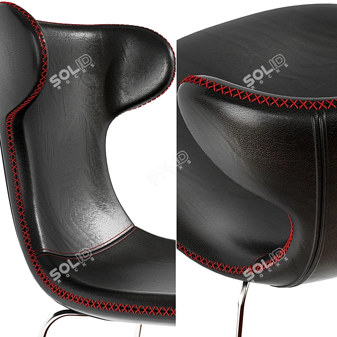 Designer Airnova Holy Chair - Modern Elegance 3D model image 2